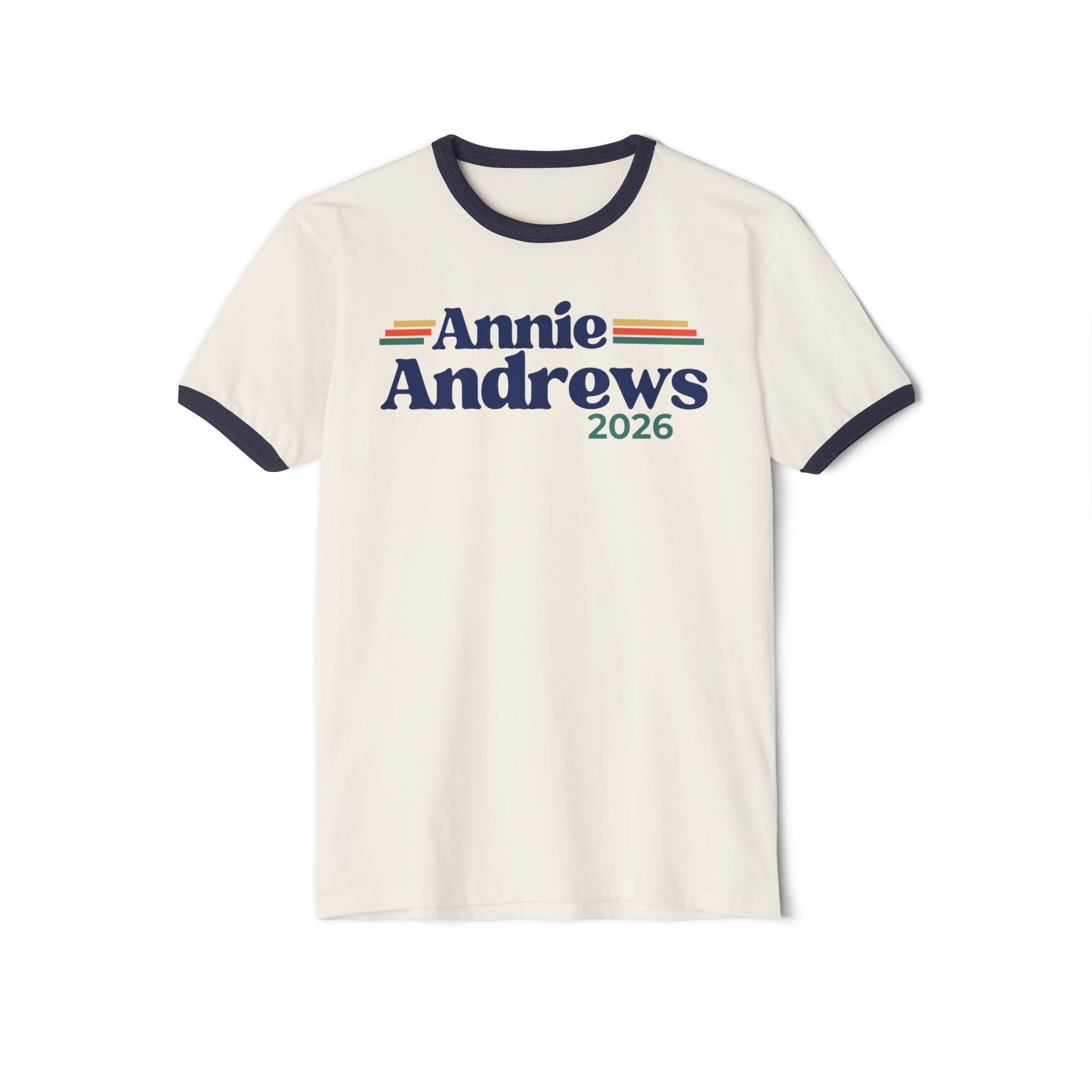 Annie Andrews 2026 Retro Ringer T-Shirt