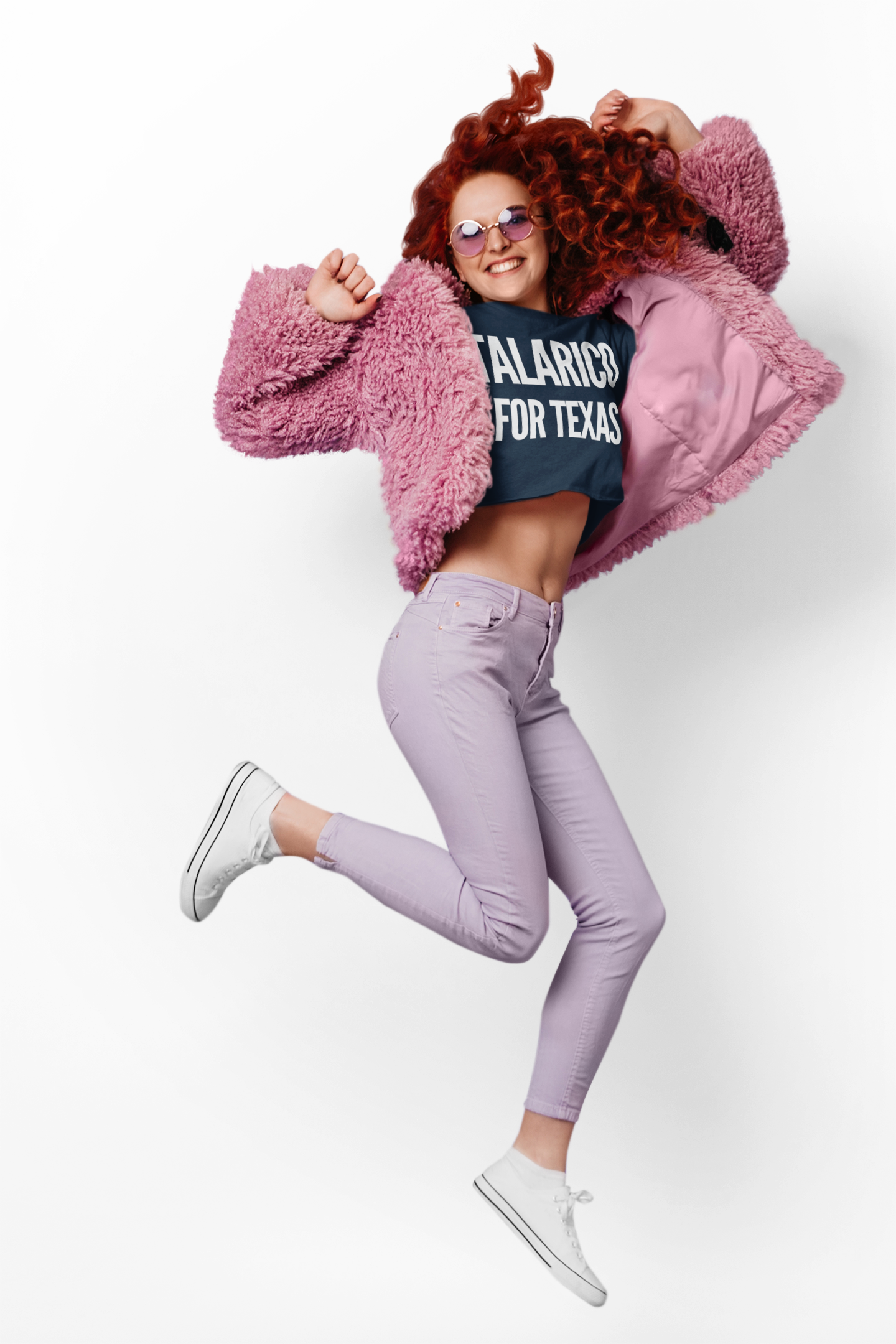 "TALARICO FOR TEXAS" Political Crop T-Shirt