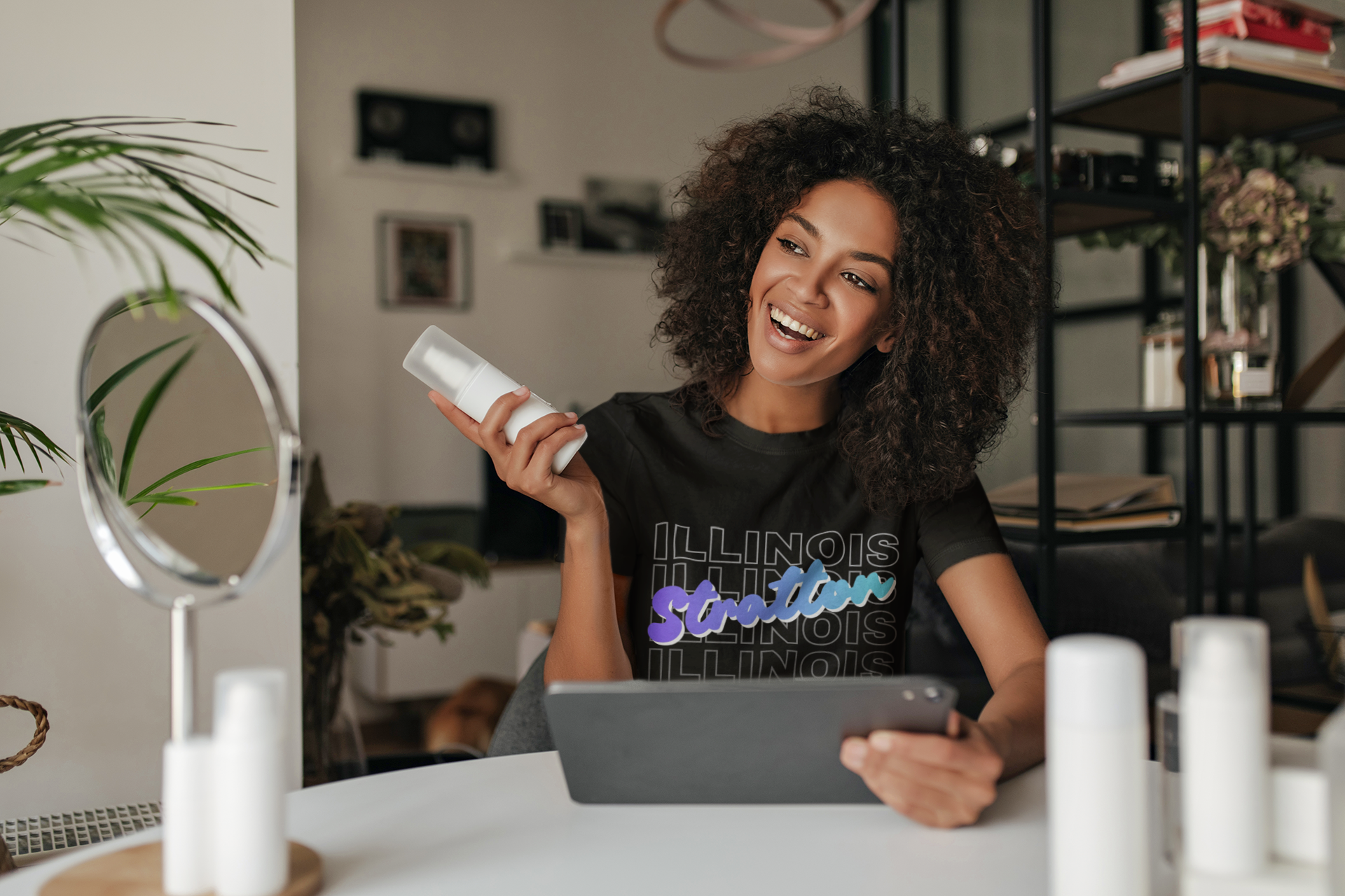 Stratton - Senate On Repeat Tee | Illinois