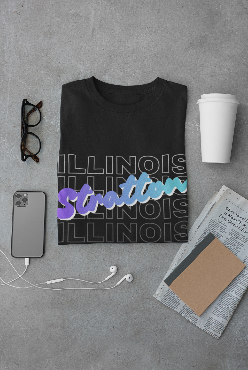 Stratton - Senate On Repeat Tee | Illinois