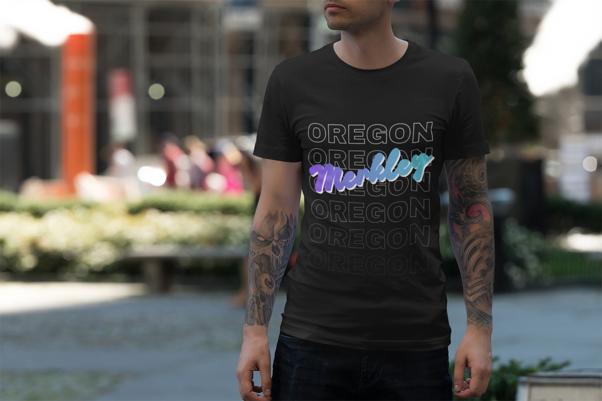 Merkley - Senate On Repeat Tee | Oregon