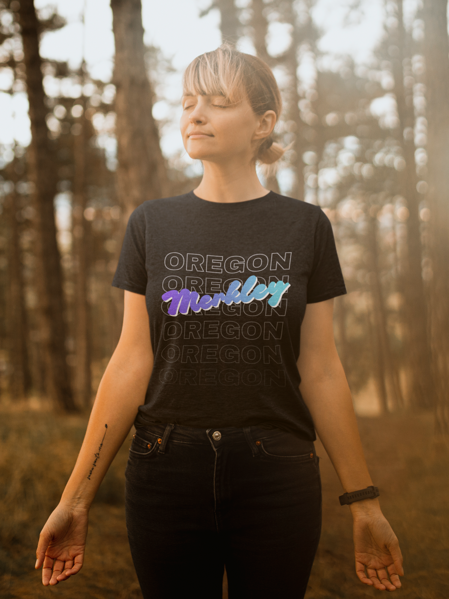 Merkley - Senate On Repeat Tee | Oregon