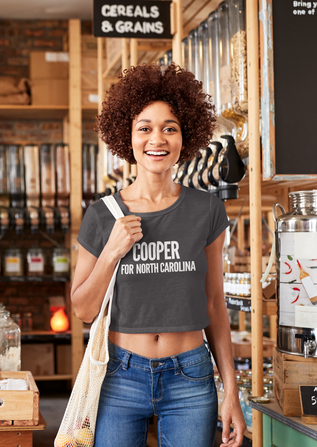 Roy Cooper for North Carolina Senate — Women's Crop Tee