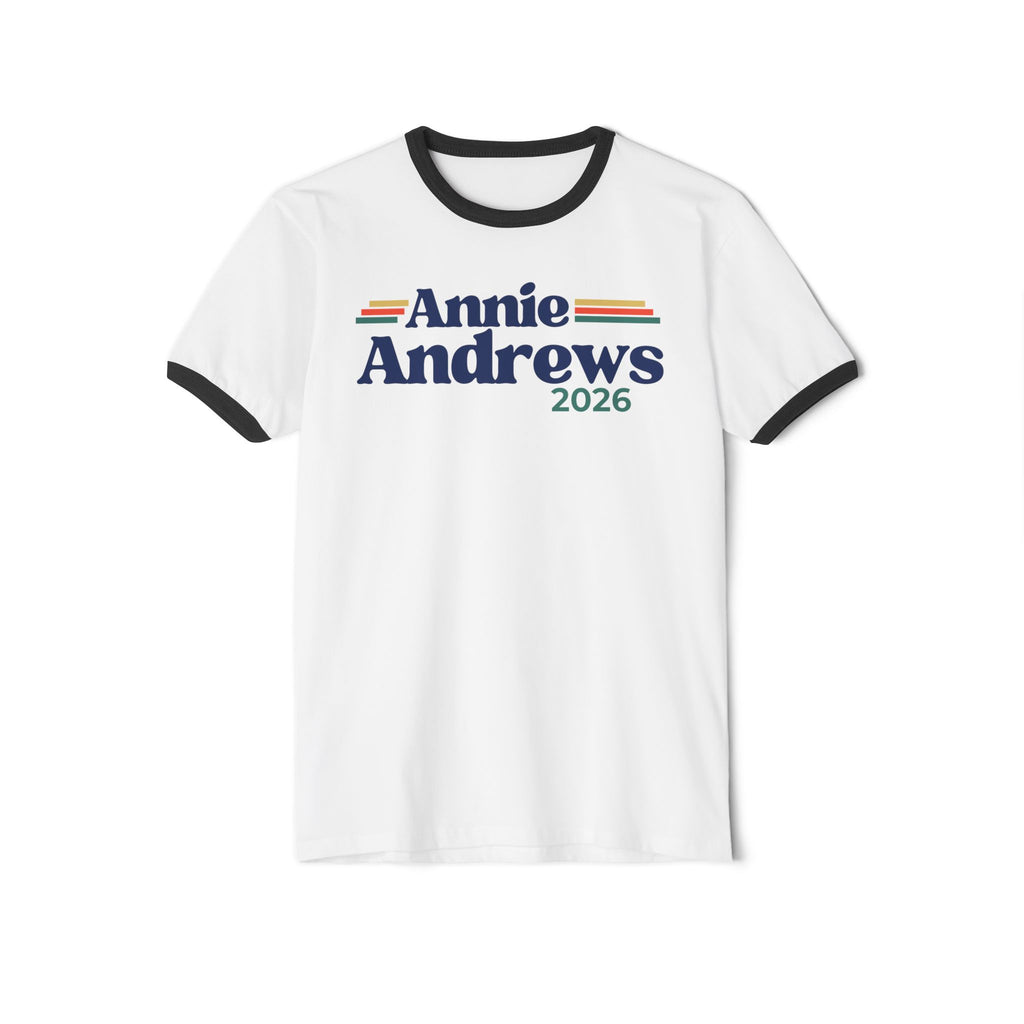 Annie Andrews 2026 Retro Ringer T-Shirt