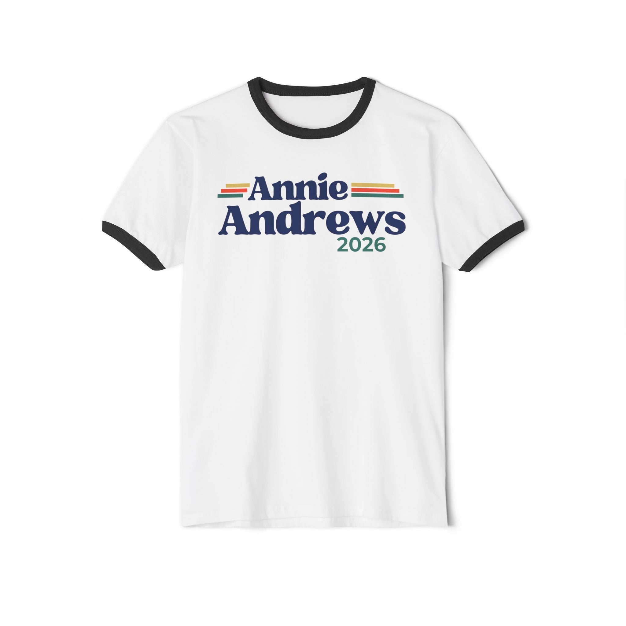 Annie Andrews 2026 Retro Ringer T-Shirt